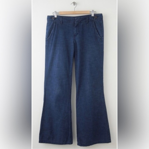 Madewell Widelegger Blue Denim Jeans Size 24 - Picture 1 of 10
